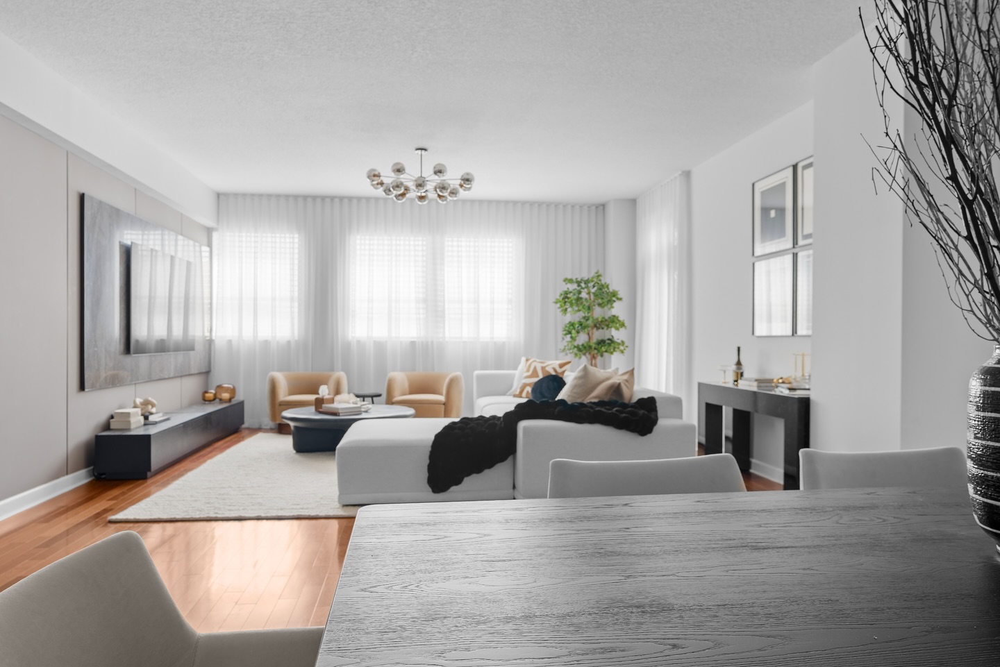 Luxury interior design South Florida — Sakuris great room
